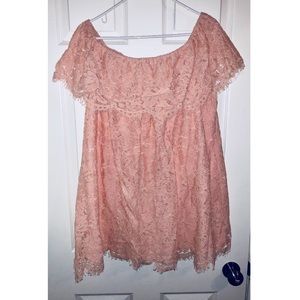 Off Shoulder Lace Dress Purchase from Apricot Lane